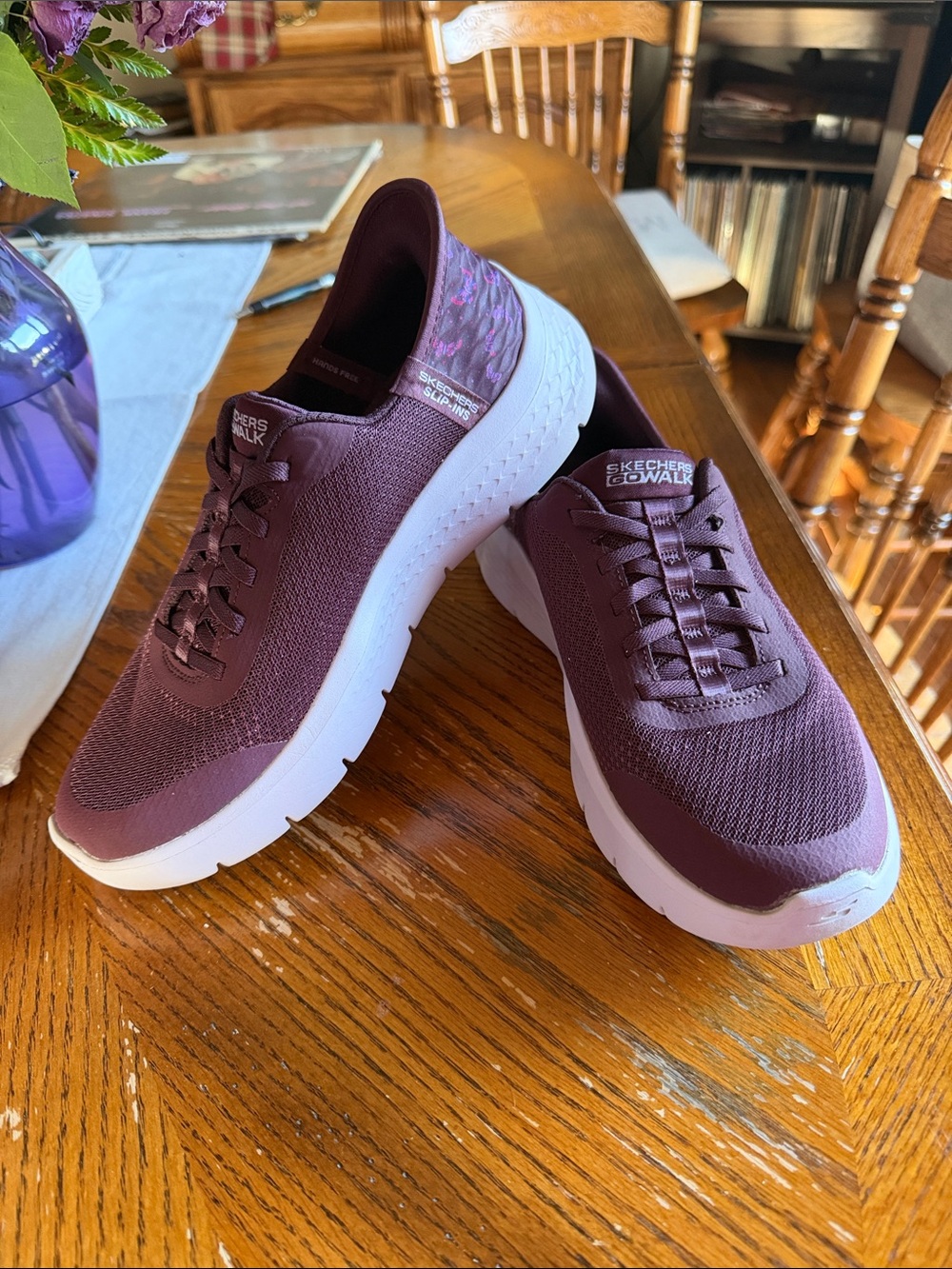 Skechers Plum Slip-On Athletic Walking Sneakers